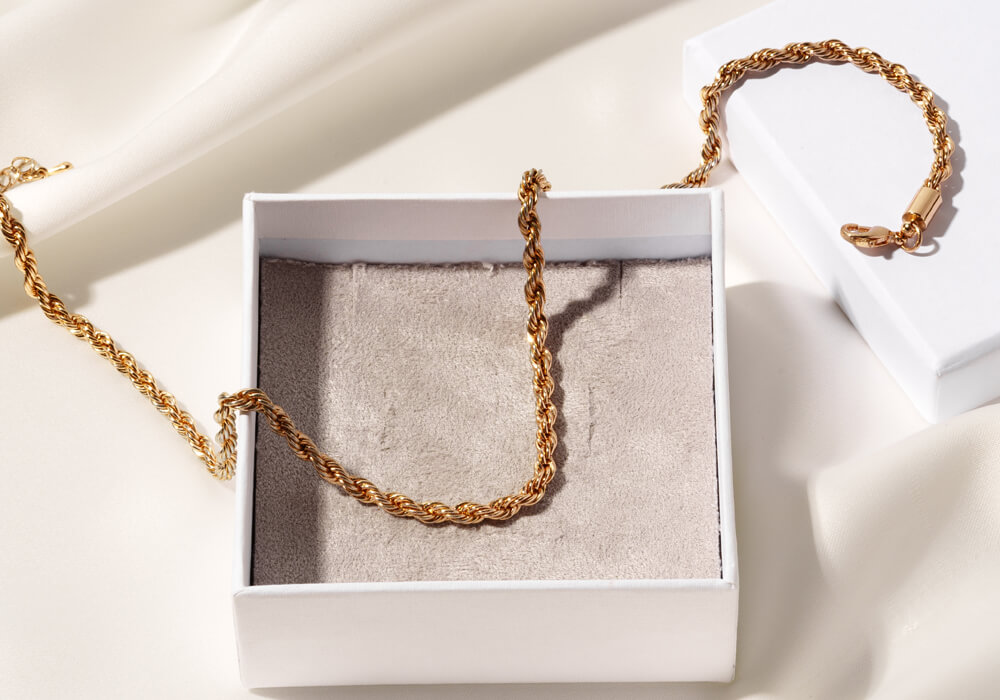 Twisted Gold Chain