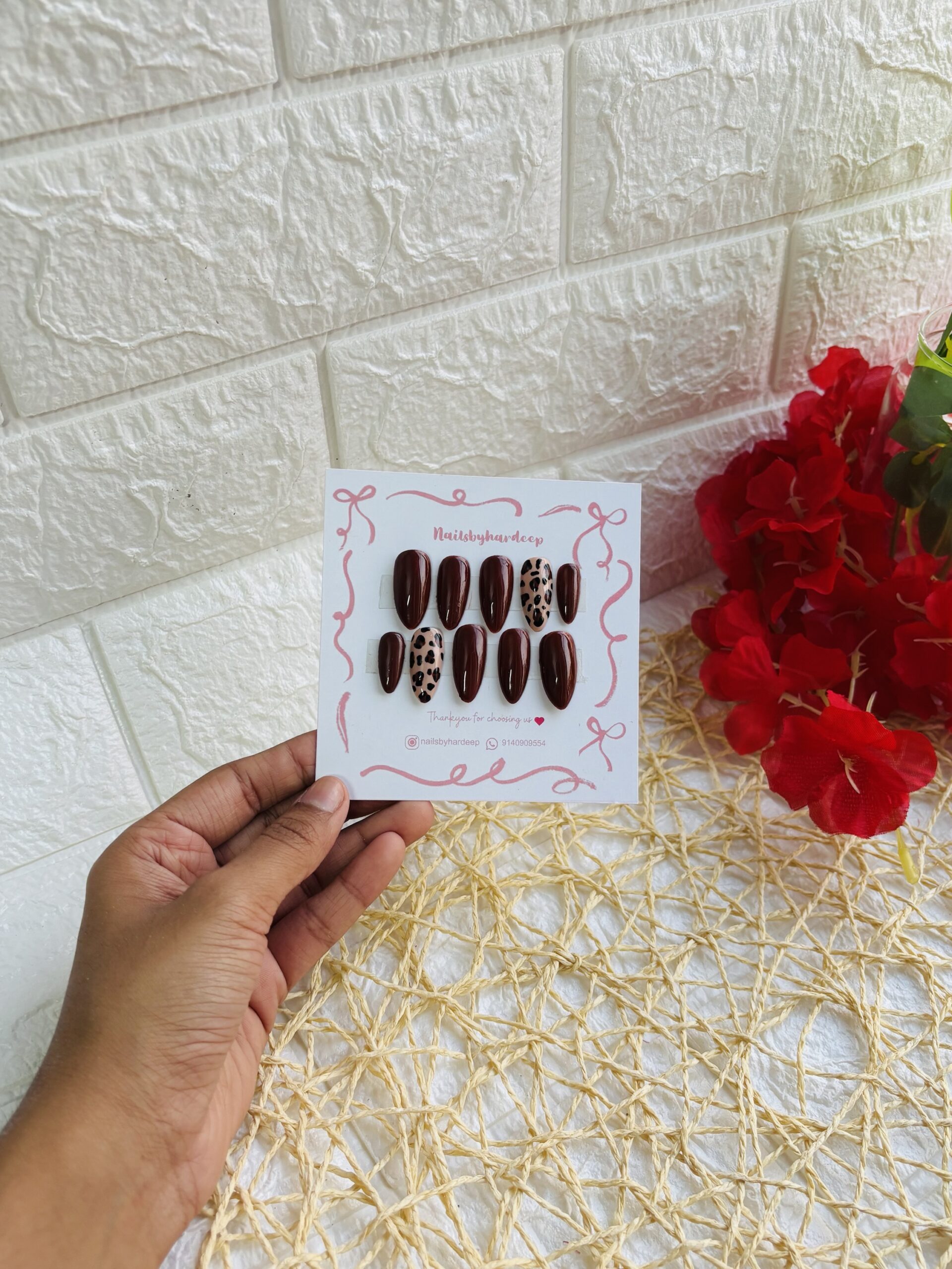 Brown Nails