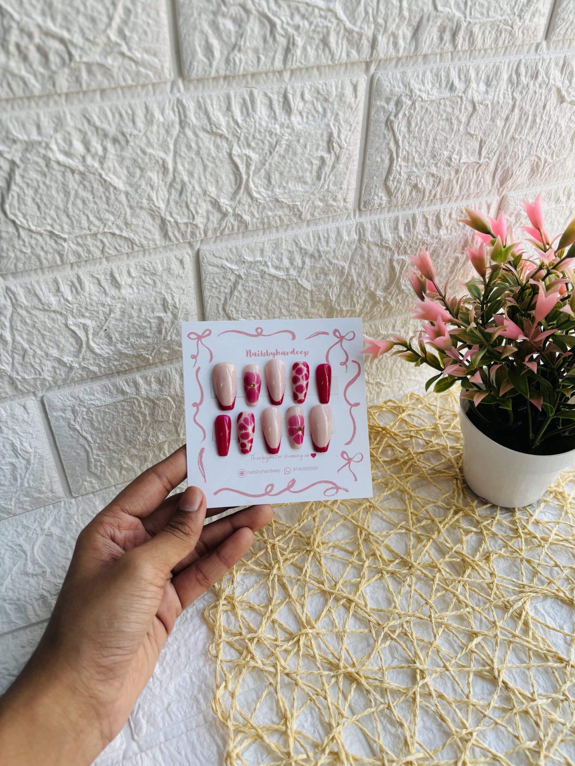 Pink Nails