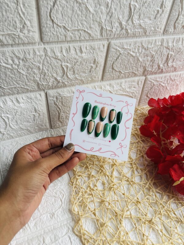 Green Marble Nails