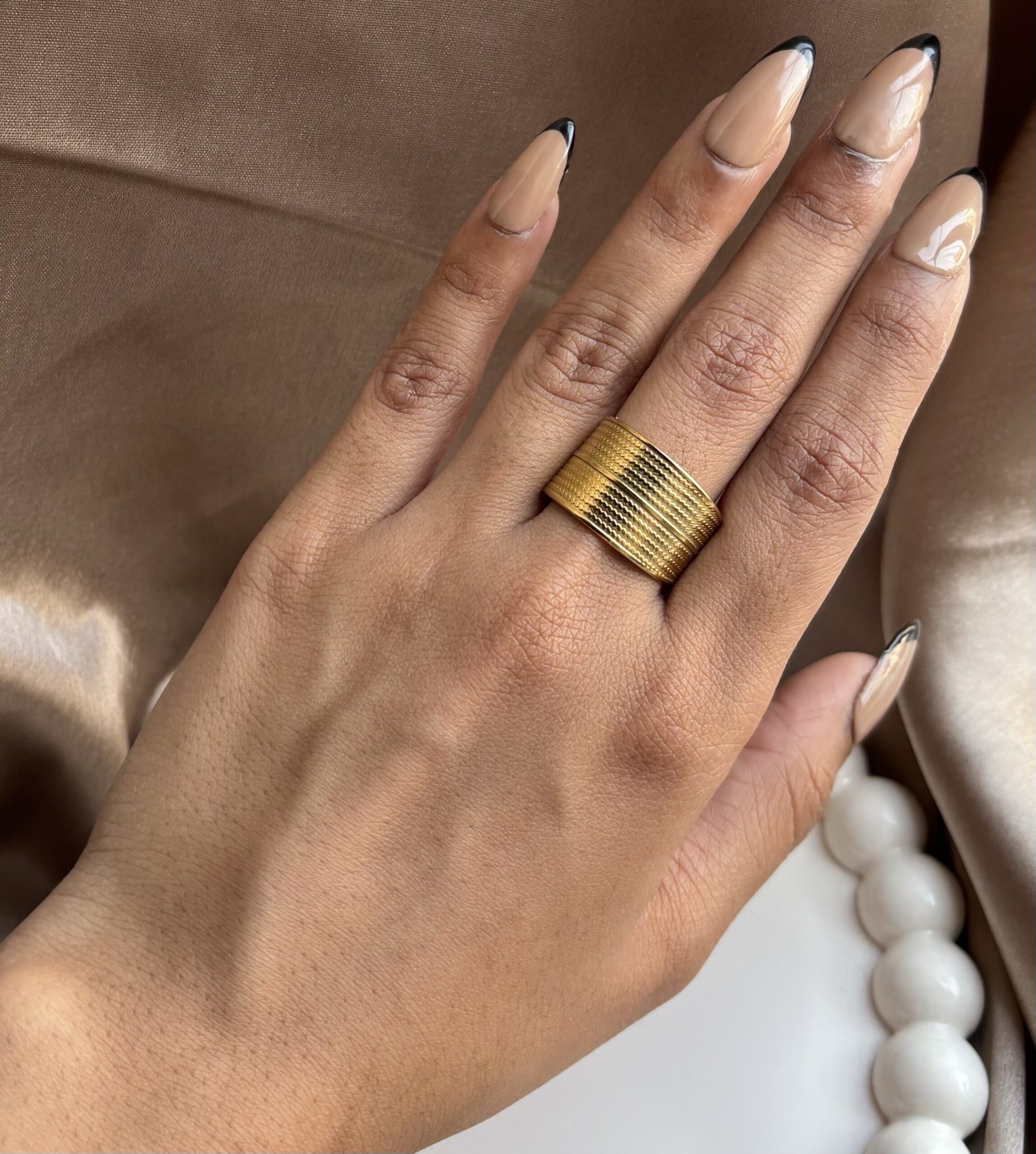 Golden Chunky Ring