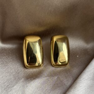 Golden Square Earring