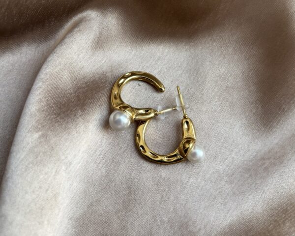 Small Hoop Earrings - Image 2
