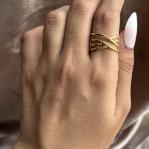 Golden Spiral Ring