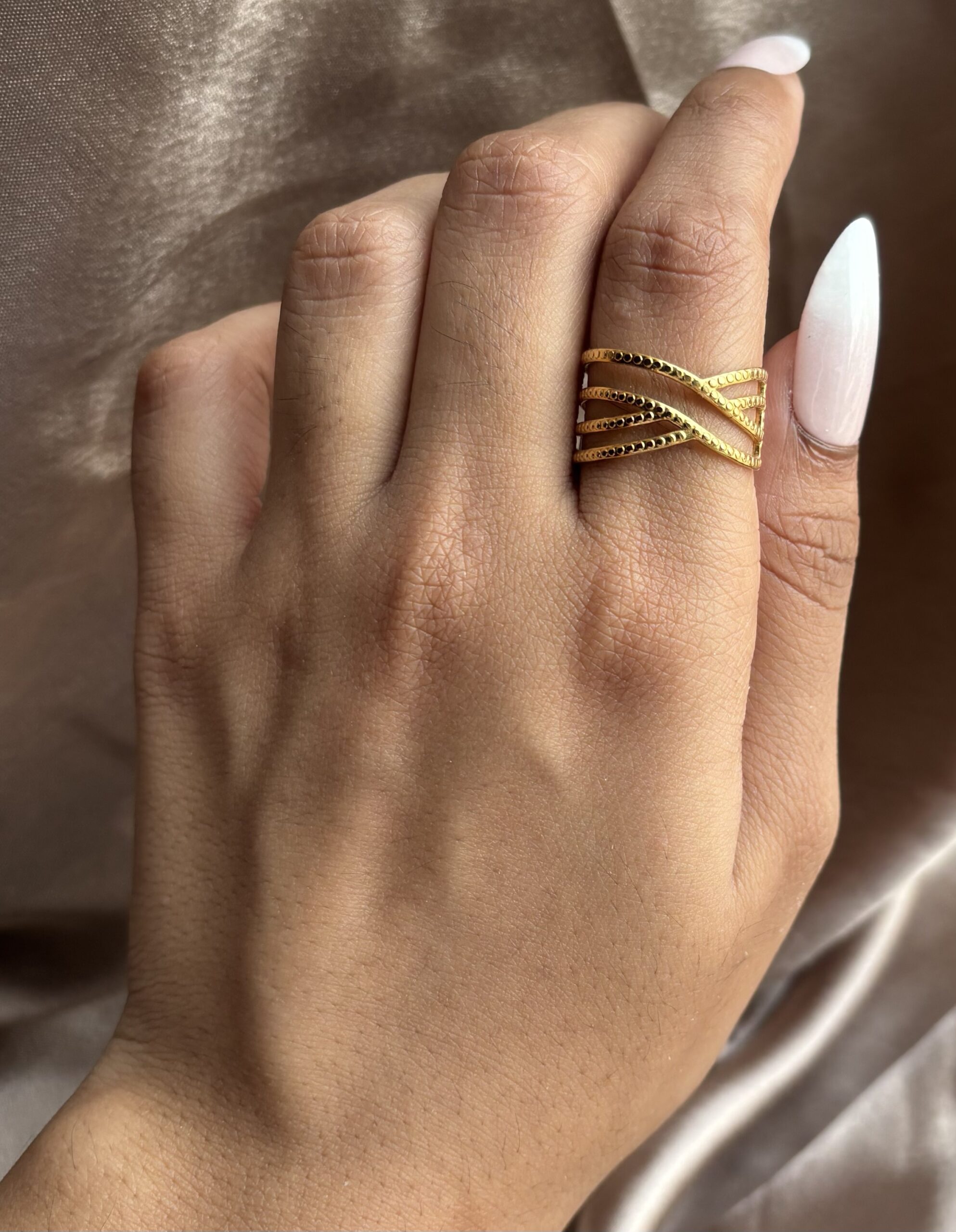 Golden Spiral Ring