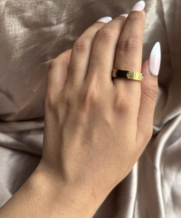 Golden Cartier Ring - Image 2