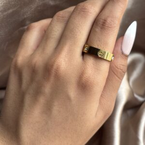 Golden Cartier Ring