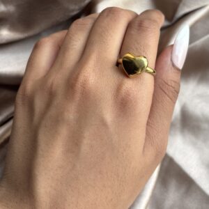 Golden Heart Ring