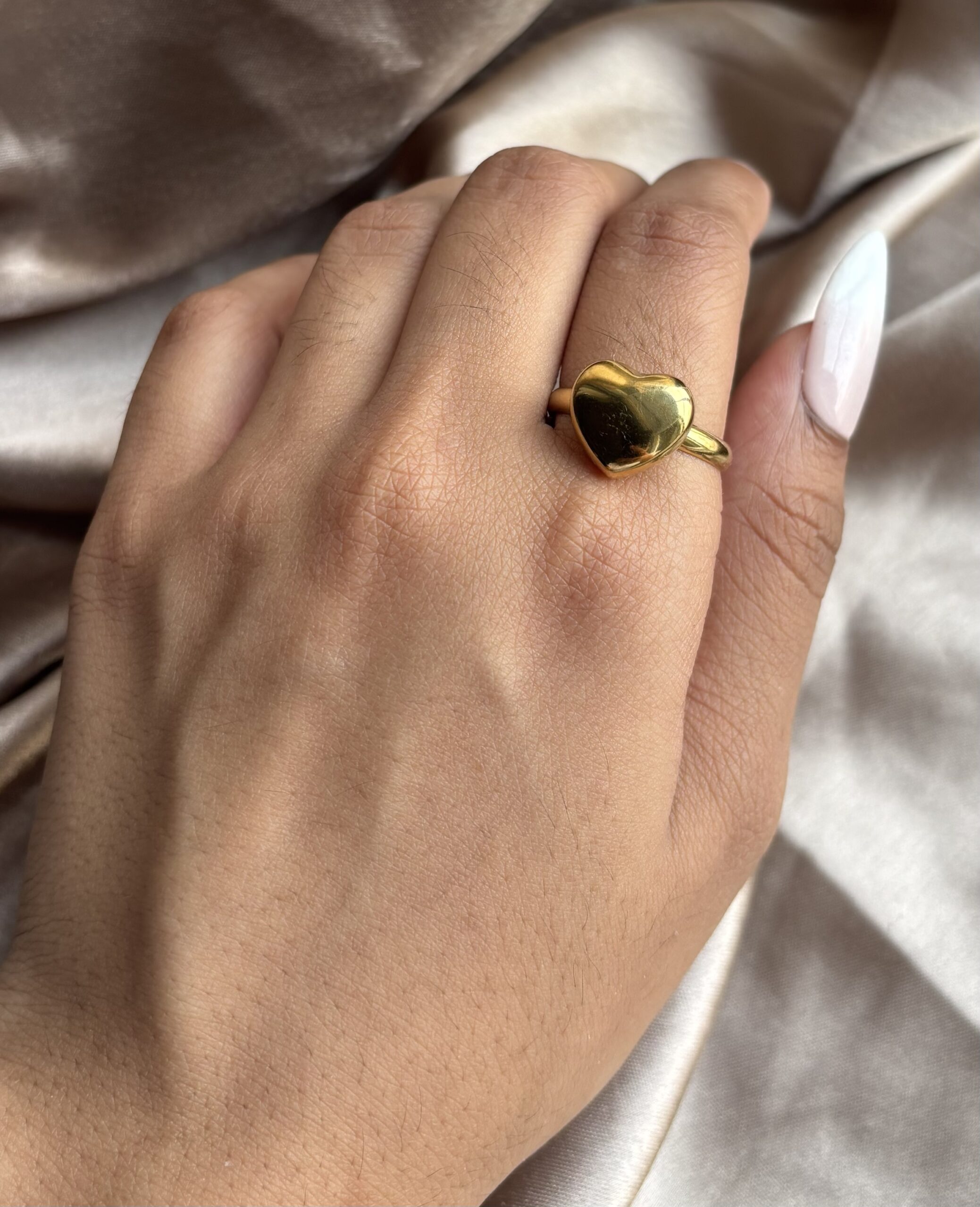Golden Heart Ring