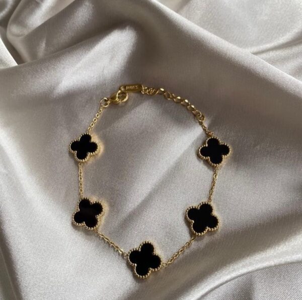 Black Clover Chain Bracelet - Image 2