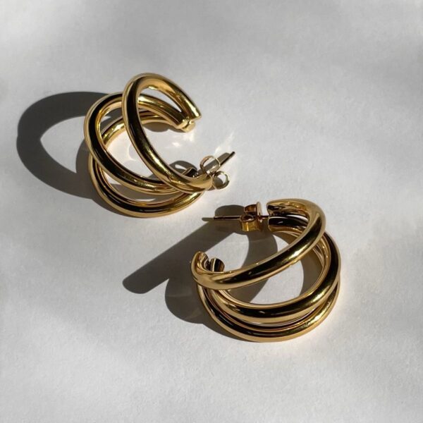 Hoops Golden Earring - Image 2