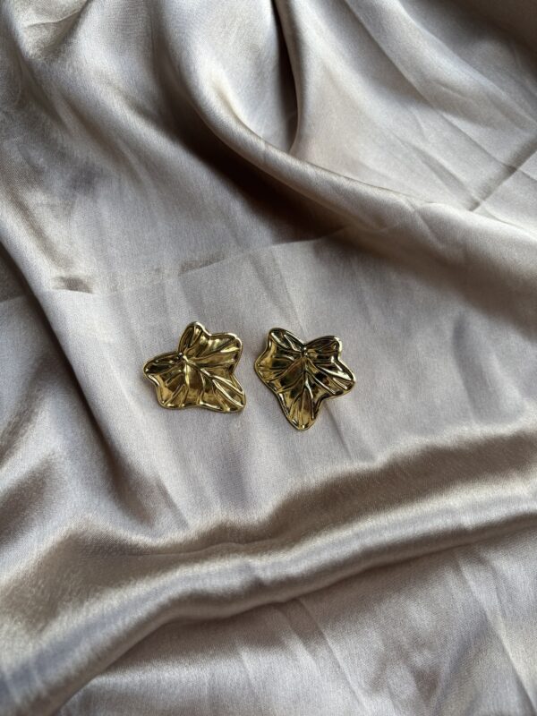 Golden Leaf Earring - Image 3