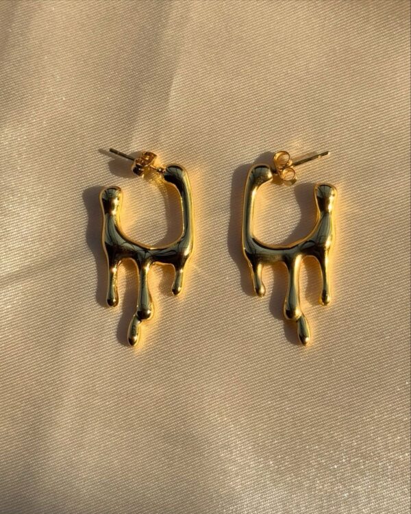 Golden Fire Earring - Image 2