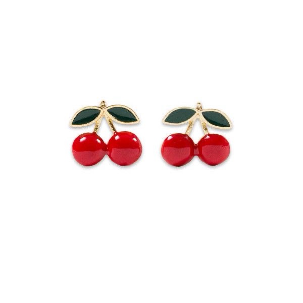 Cute cherry earring