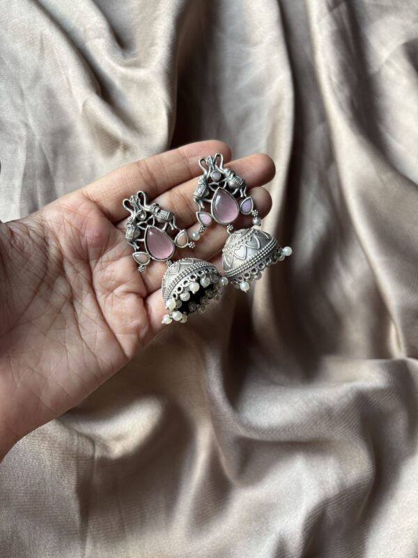 Oxidised jhumka