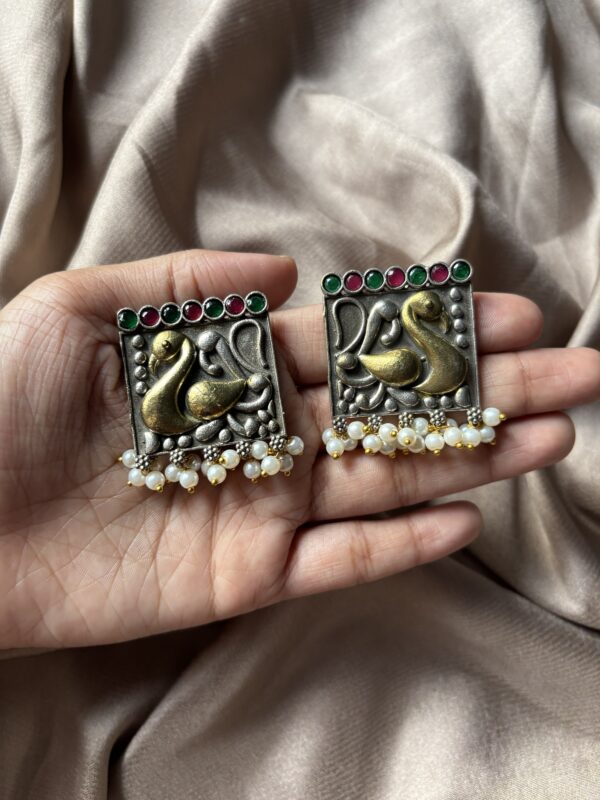 Oxidised earring - Image 2