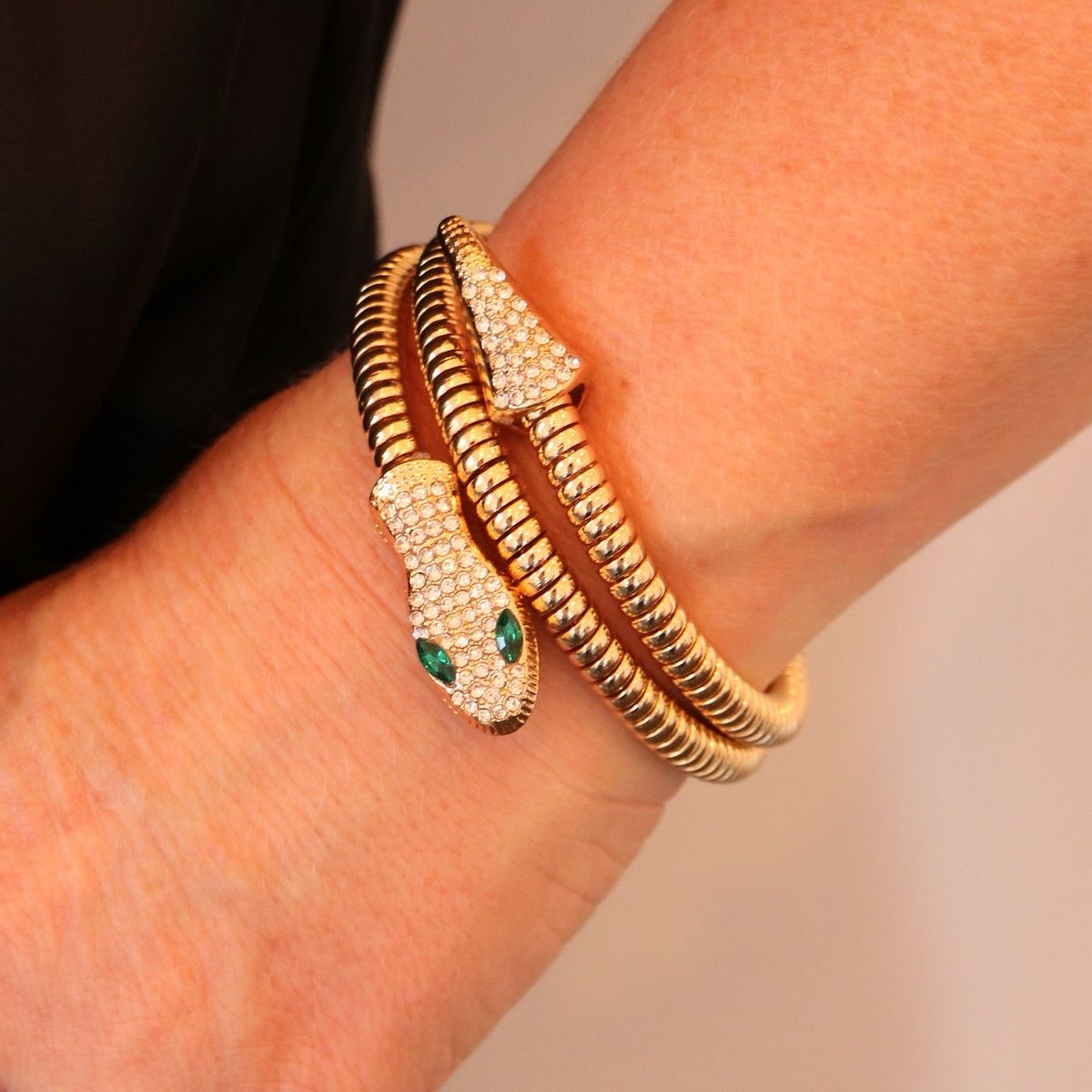 Rimestone Snake Bracelet