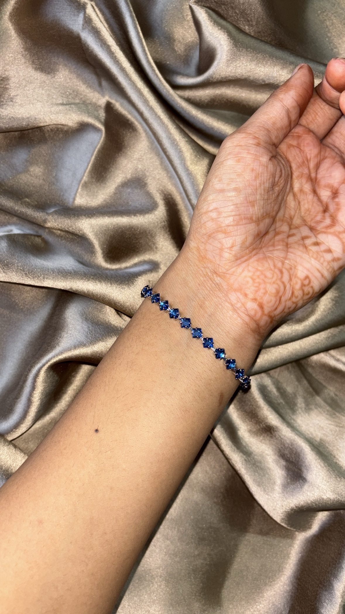 Blue Rimestone Bracelet