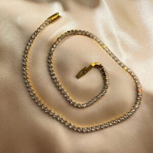 Golden Stone Necklace