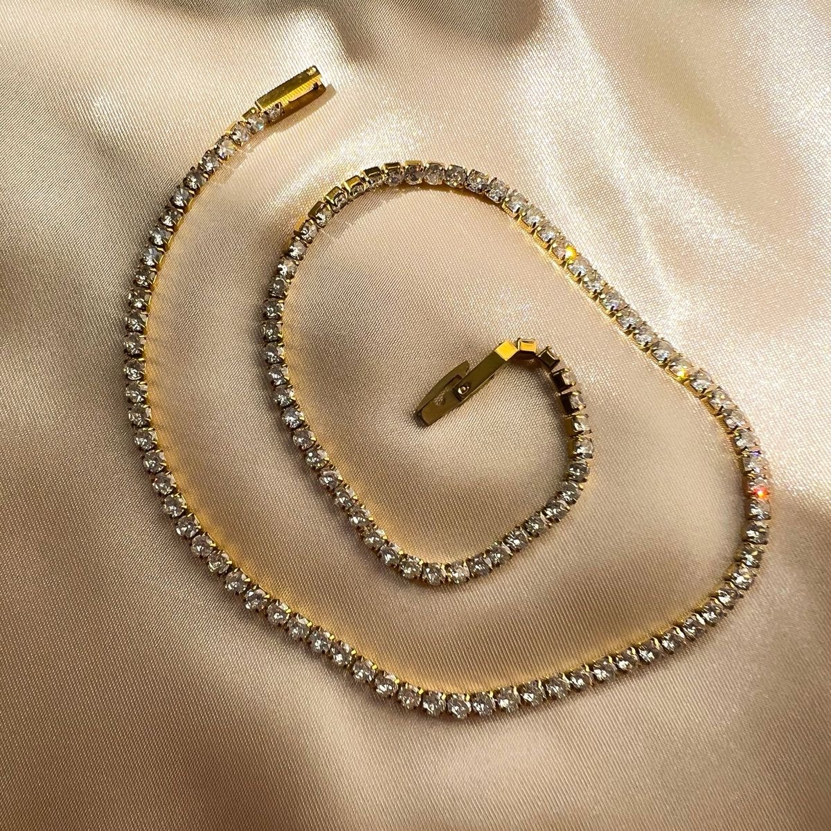 Golden Stone Necklace